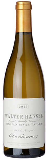 2012 WALTER HANSEL "CAHILL LANE" CHARDONNAY
