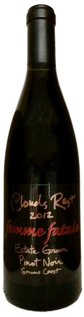 2012 CLOUDS REST "FEMME FATALE" PINOT NOIR