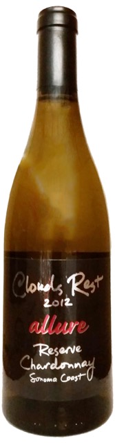 2012 CLOUDS REST "ALLURE" RESERVE CHARDONNAY