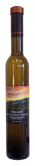 2009 J. Rickards "Twilight" Late Harvest Semillon, Russian River Valley (375ml) HALF BOTTLES