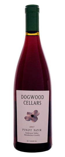 2007 DOGWOOD CELLARS "ANDERSON VALLEY" PINOT NOIR