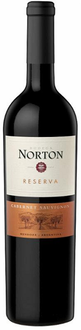 2012 BODEGA NORTON "RESERVA" CABERNET SAUVIGNON, MENDOZA ARGENTINA