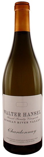 2013 WALTER HANSEL "ESTATE" CHARDONNAY, RUSSIAN RIVER VALLEY