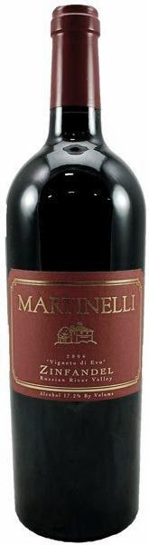 2012 MARTINELLI "VIGNETO DI EVO" ZINFANDEL