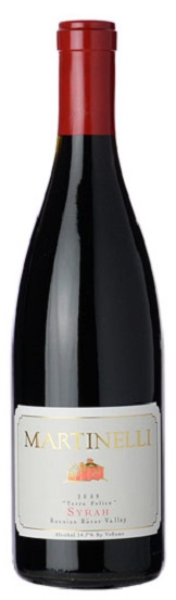 2012 MARTINELLI "TERRA FELICE" SYRAH, RUSSIAN RIVER VALLEY