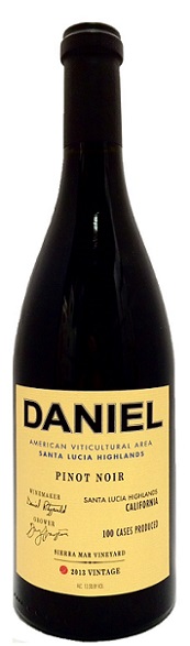 2013  DANIEL "SIERRA MAR VINEYARD" PINOT NOIR