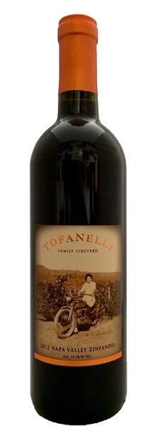 2012 TOFANELLI "NAPA VALLEY" ZINFANDEL