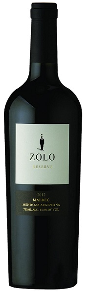 2012 ZOLO "RESERVA" MALBEC, MENDOZA, ARGENTINA