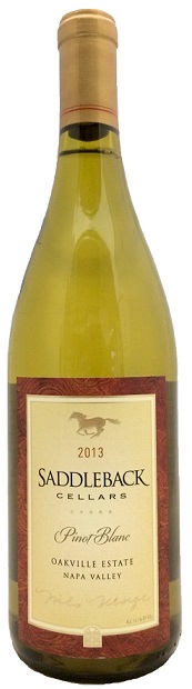 2013 SADDLEBACK "OAKVILLE ESTATE" PINOT BLANC
