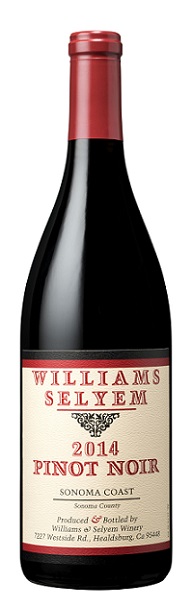 2014 WILLIAMS SELYEM "SONOMA COAST" PINOT NOIR