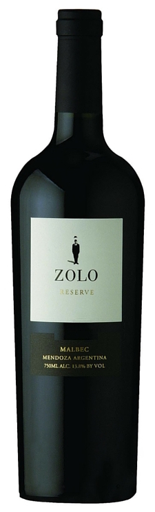 2013 ZOLO "RESERVE" MALBEC, MENDOZA, ARGENTINA