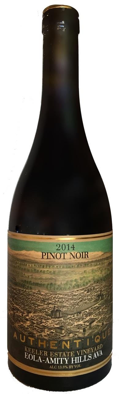 2014 AUTHENTIQUE "KEELER ESTATE VINEYARD" PINOT NOIR