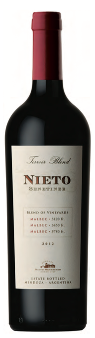 2012 NIETO SENETINER "TERROIR BLEND" MALBEC