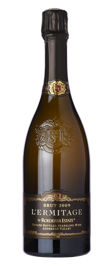 2009 ROEDERER "L'ERMITAGE" ESTATE BRUT, SPARKLING WINE