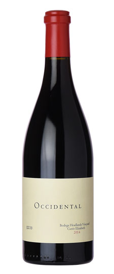 2014 OCCIDENTAL (KISTLER) BODEGA HEADLANDS "CUVEE ELIZABETH" PINOT NOIR
