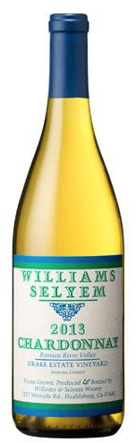 2013 WILLIAMS SELYEM "RUSSIAN RIVER VALLEY" CHARDONNAY, UNOAKED