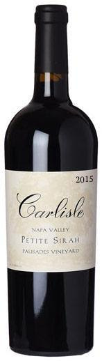 2015 CARLISLE "PALISADES VINEYARD" PETITE SIRAH