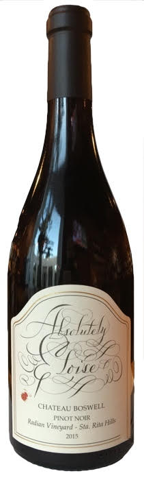 2015 CHATEAU BOSWELL "ABSOLUTELY ELOISE" PINOT NOIR, RADIAN VINEYARD