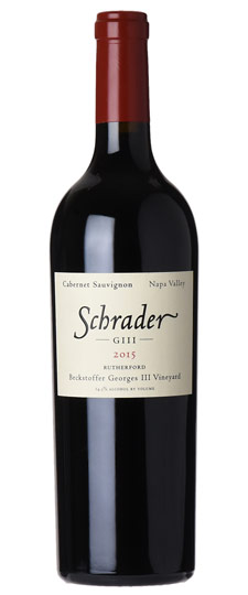 2016 SCHRADER  "BECKSTOFFER GEORGES III" CABERNET SAUVIGNON