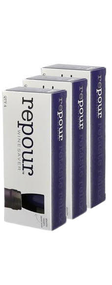 4-PACK "RE-POUR WINE SAVERS" (3, 4-PACKS)