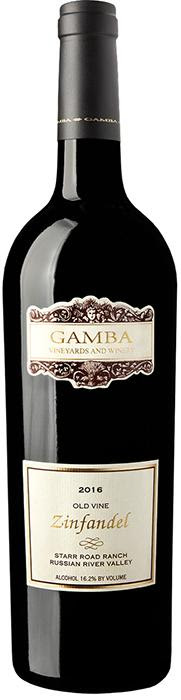 2016 GAMBA "STARR ROAD RANCH" ZINFANDEL