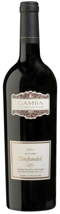 2017 GAMBA "OLD VINE" ESTATE, ZINFANDEL