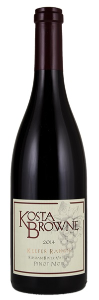 2014 KOSTA BROWNE KEEFER RANCH PINOT NOIR