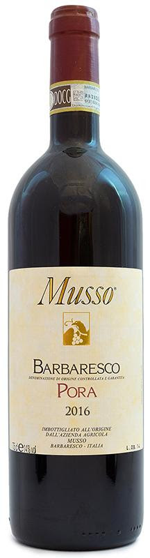 2016 MUSSO PORA VINEYARD BARBARESCO
