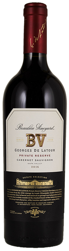 2016 BV GEORGES DE LATOUR PRIVATE RESERVE, CABERNET SAUVIGNON