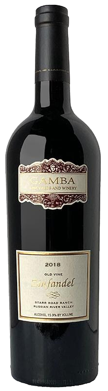 2018 GAMBA STARR ROAD RANCH ZINFANDEL