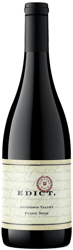 2018 EDICT ANDERSON VALLEY PINOT NOIR