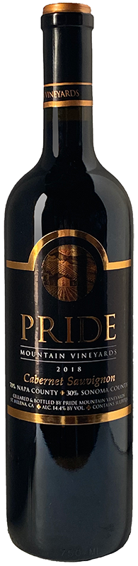 2018 PRIDE MOUNTAIN VINEYARDS CABERNET SAUVIGNON