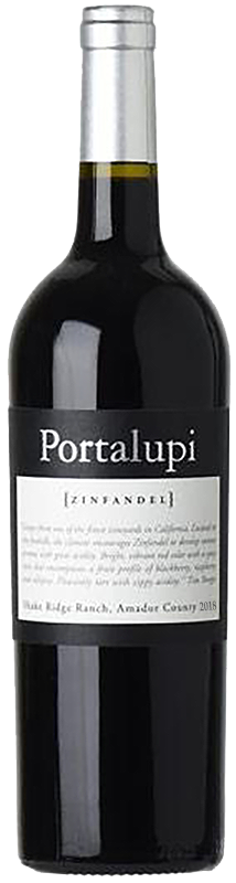 2018 PORTALUPI SHAKE RIDGE VINEYARD ZINFANDEL