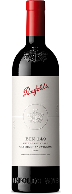 2018 PENFOLDS BIN 149 WINE OF THE WORLD CABERNET SAUVIGNON