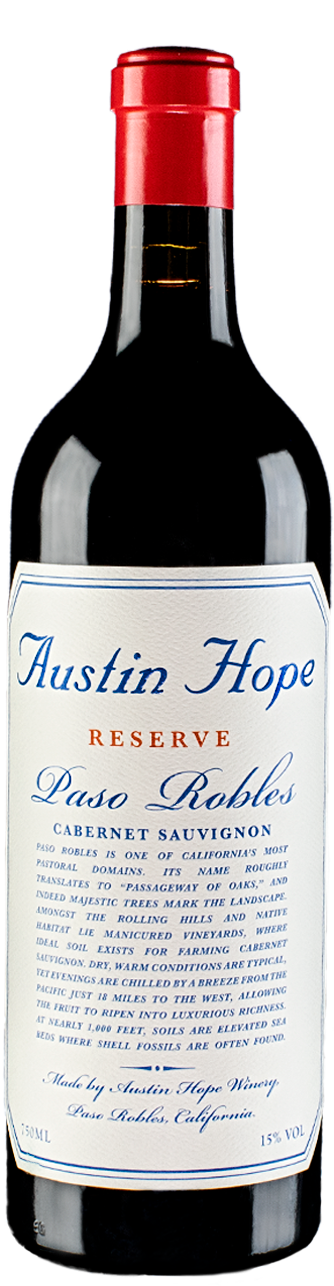 2018 AUSTIN HOPE PASO ROBLES RESERVE CABERNET SAUVIGNON