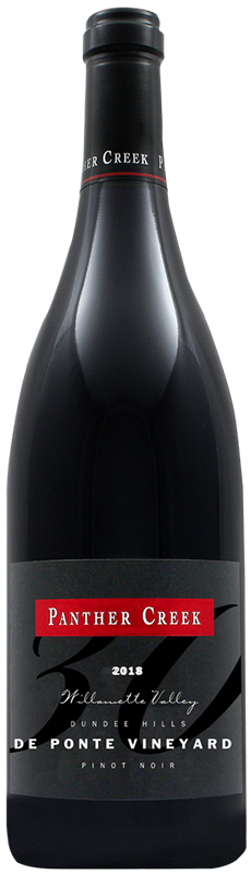 2018 PANTHER CREEK DE PONTE VINEYARD DUNDEE HILLS PINOT NOIR