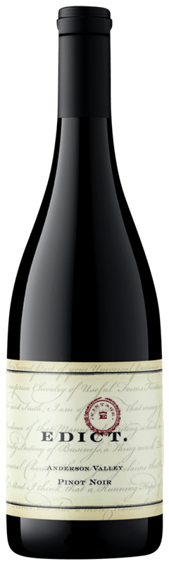 2019 EDICT ANDERSON VALLEY PINOT NOIR