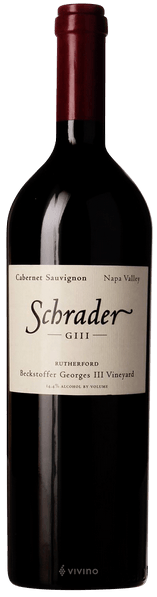 2019 SCHRADER GIII BECKSTOFFER GEORGES III CABERNET SAUVIGNON