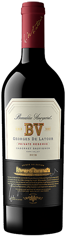 2018 BEAULIEU VINEYARDS  GEORGES DE LATOUR PRIVATE RESERVE CABERNET SAUVIGNON