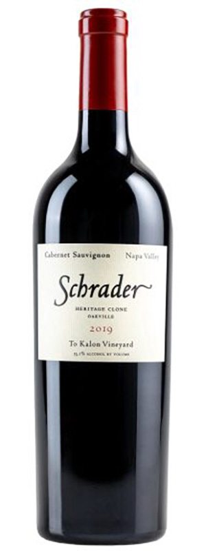 2019 SCHRADER HERITAGE CLONE TO-KALON OAKVILLE CABERNET SAUVIGNON