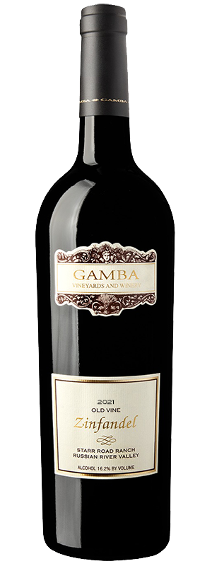 2021 GAMBA STARR ROAD RANCH ZINFANDEL
