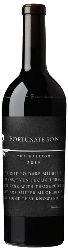 2019 FORTUNATE SON THE WARRIOR NAPA VALLEY CABERNET SAUVIGNON