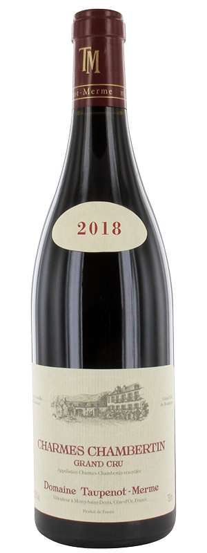 2018 DOMAINE TAUPENOT-MERME CHARMES CHAMBERTIN GRAND CRU RED BURGUNDY