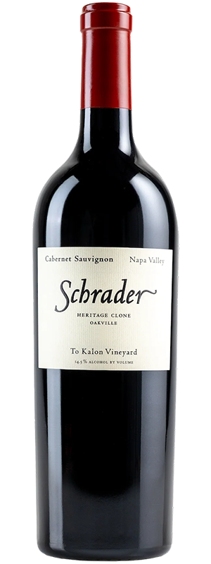 2021 SCHRADER HERITAGE CLONE TO-KALON OAKVILLE CABERNET SAUVIGNON