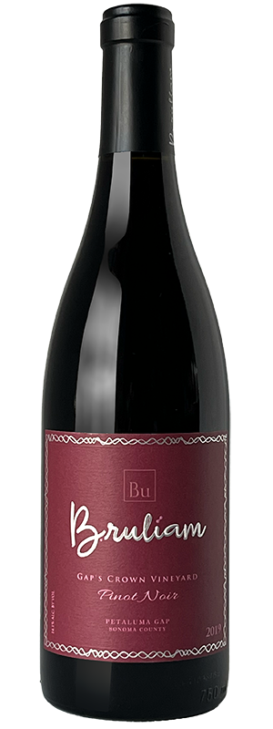 2019 BRULIAM GAP'S CROWN VINEYARD PETALUMA GAP PINOT NOIR