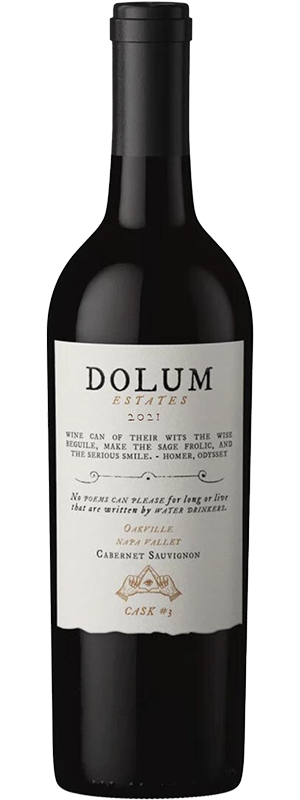 2021 DOLUM ESTATES CASK #3 OAKVILLE CABERNET SAUVIGNON