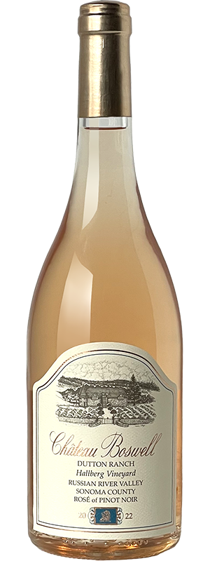 2022 CHATEAU BOSWELL HALLBERG VINEYARD RUSSIAN RIVER VALLEY ROSÉ