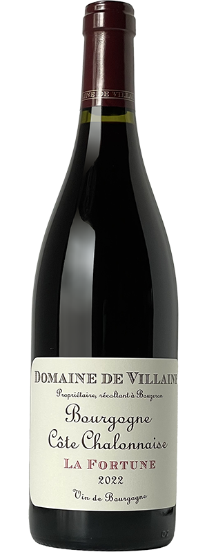 2022 DOMAINE de VILLAINE LA FORTUNE BOURGOGNE COTE CHALONNAISE ROUGE