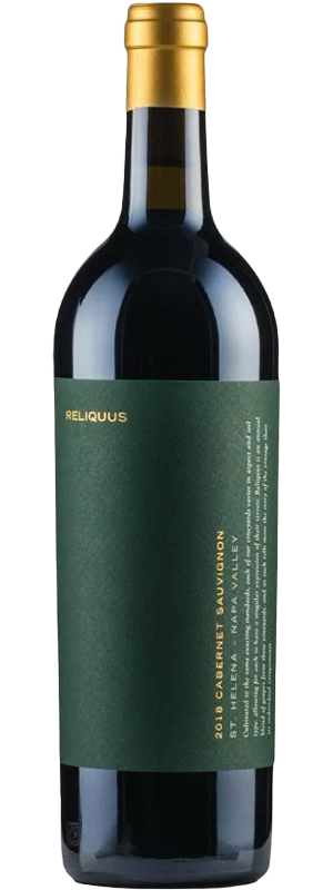 2018 GRACE FAMILY RELIQUUS ST. HELENA CABERNET SAUVIGNON
