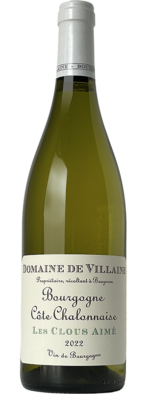 2022 DOMAINE de VILLAINE LES CLOUS AIME COTE CHALONNAISE BOURGOGNE BLANC